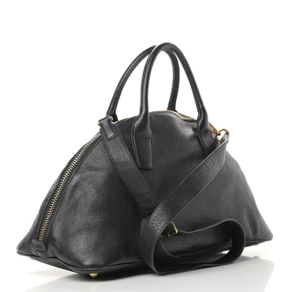 Miu Miu Goatskin Madras Bauletto Black 3 of 13