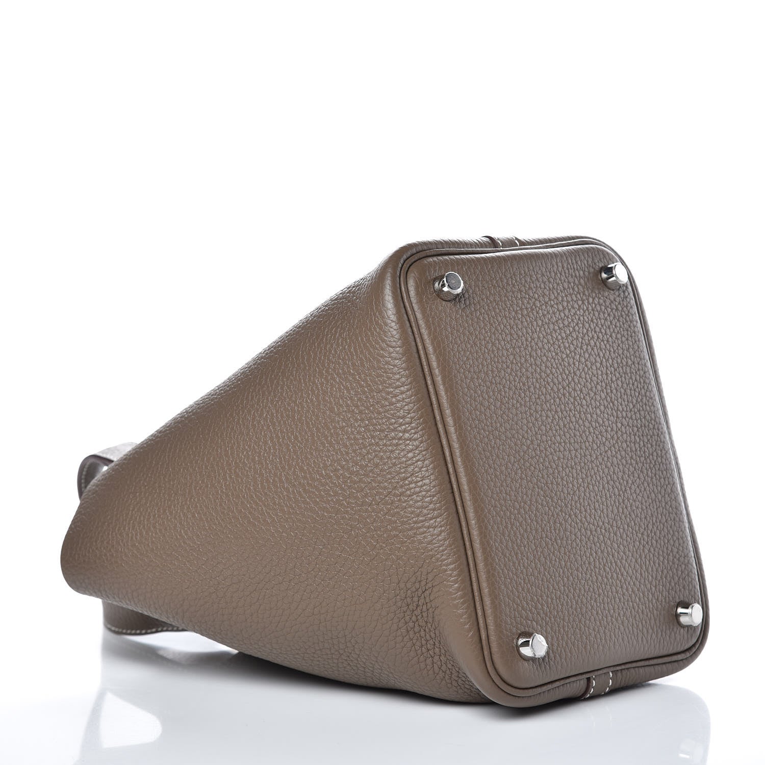 Hermes Taurillon Clemence Picotin Lock 18 PM Etoupe 4 of 12