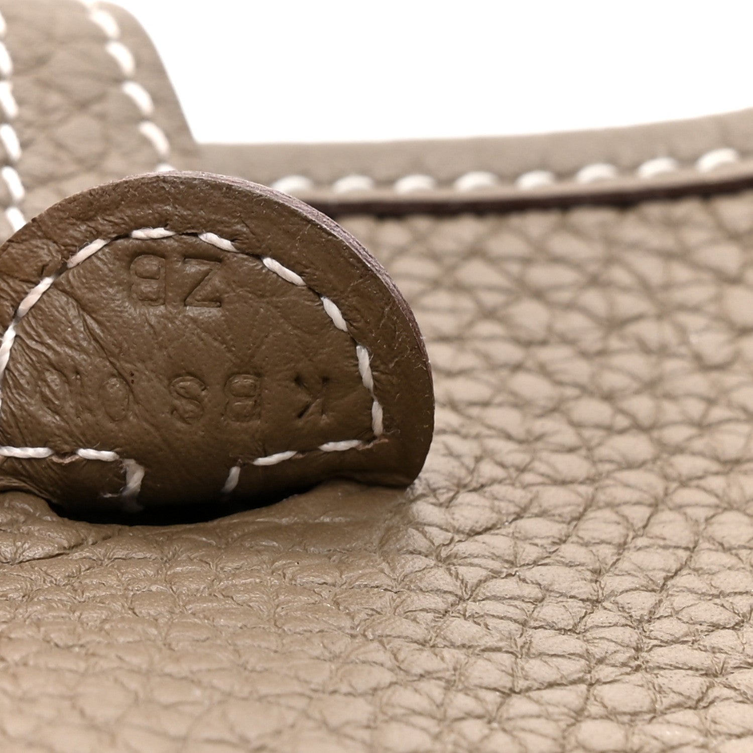 Hermes Taurillon Clemence Evelyne TPM Etoupe 7 of 11