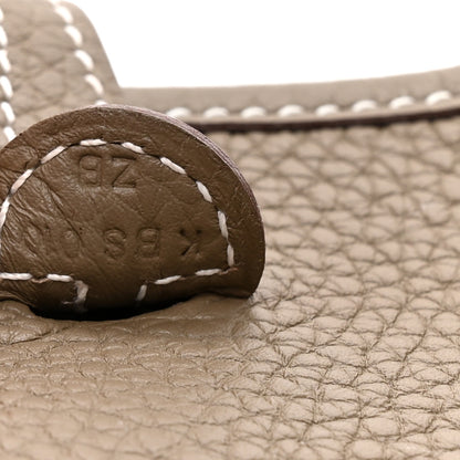 Hermes Taurillon Clemence Evelyne TPM Etoupe 7 of 11