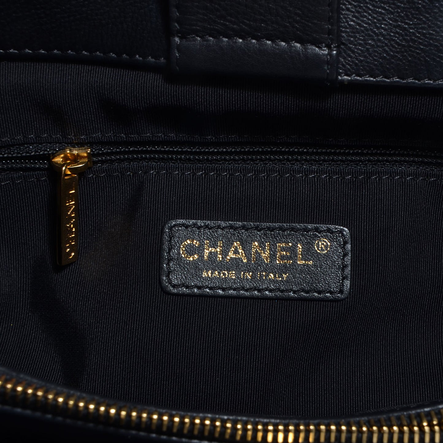 Calfskin Small Chain Me Tote Black