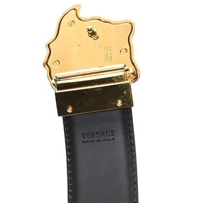 Versace Calfskin 4cm La Medusa Belt 120 Black 2 of 5