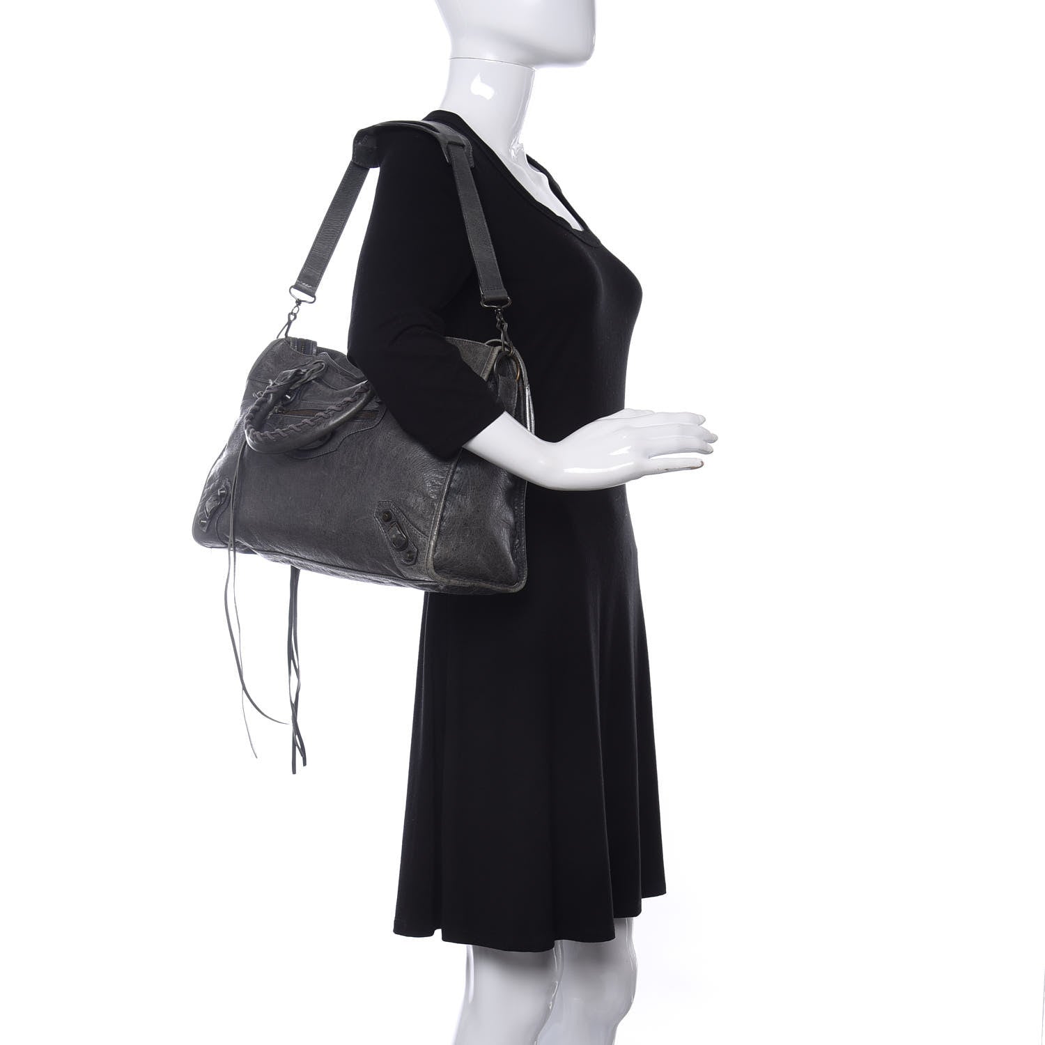 Balenciaga Agneau Classic Hardware City Anthracite 2 of 13