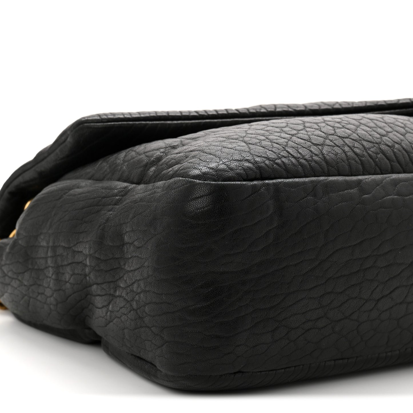 Grained Lambskin Large Calypso Black