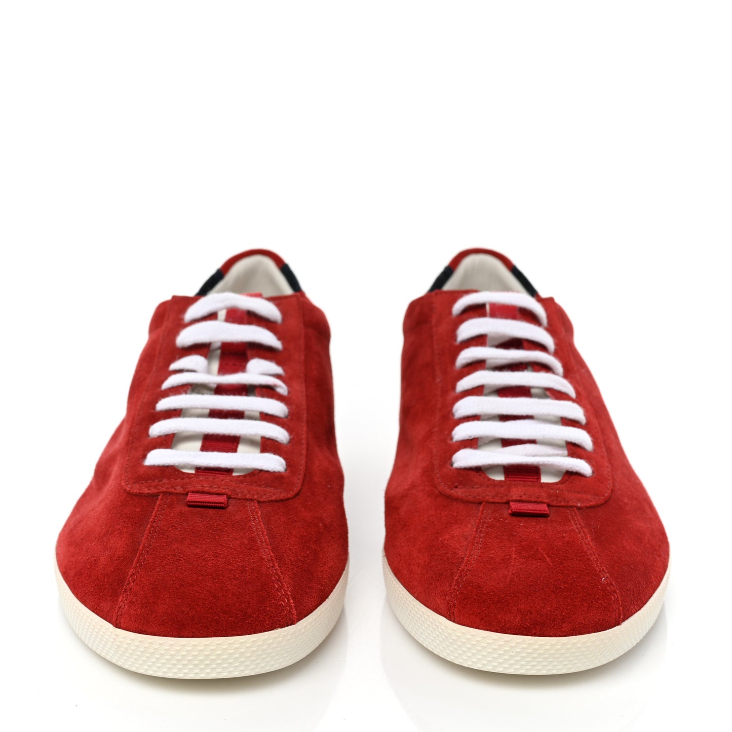 Suede Mens Softy Tek Sneakers 8 Red