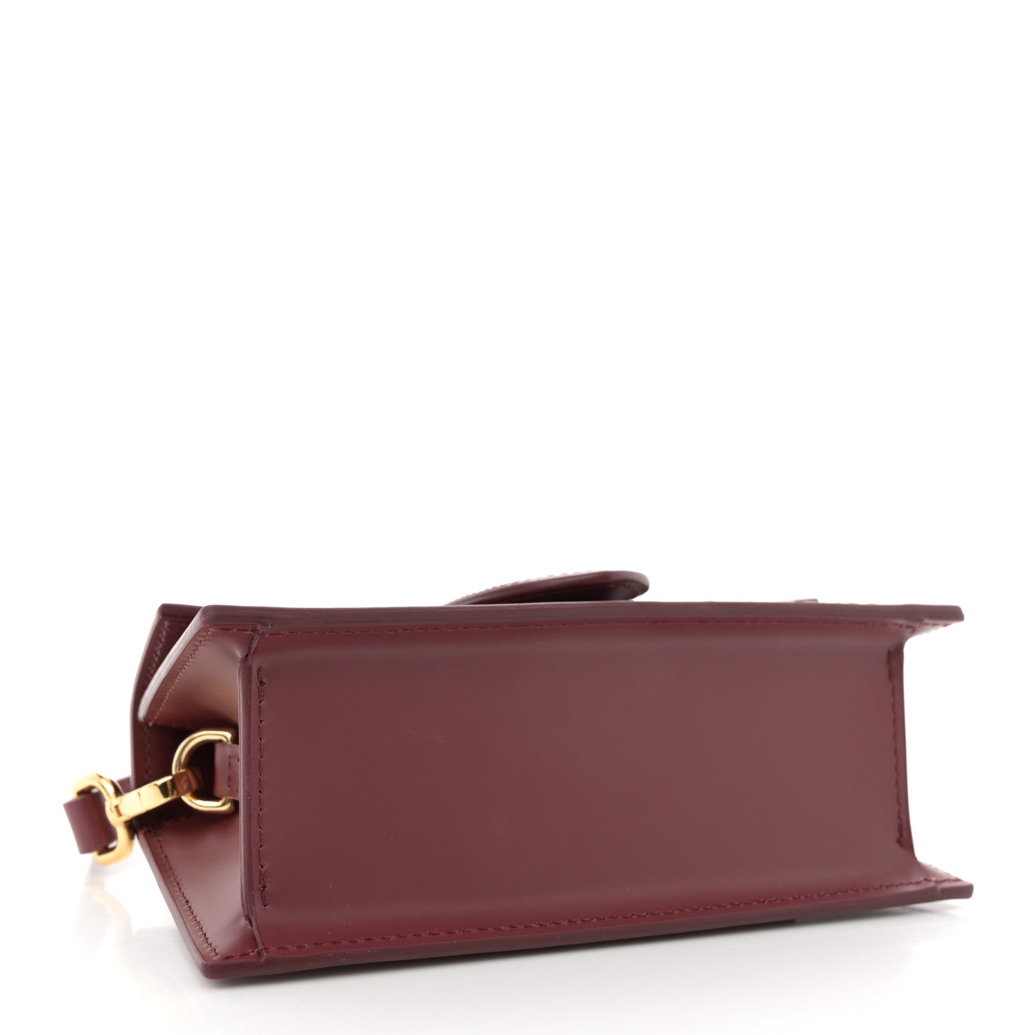 Jacquemus Smooth Calfskin Le Bambino Dark Burgundy 4 of 10