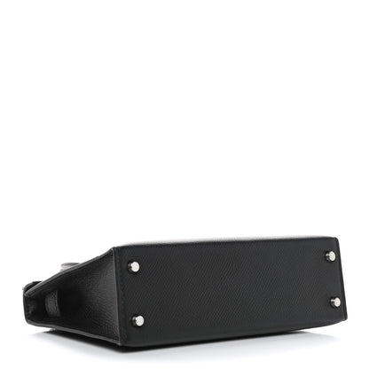 Hermes Epsom Mini Kelly Sellier 20 Black 6 of 16