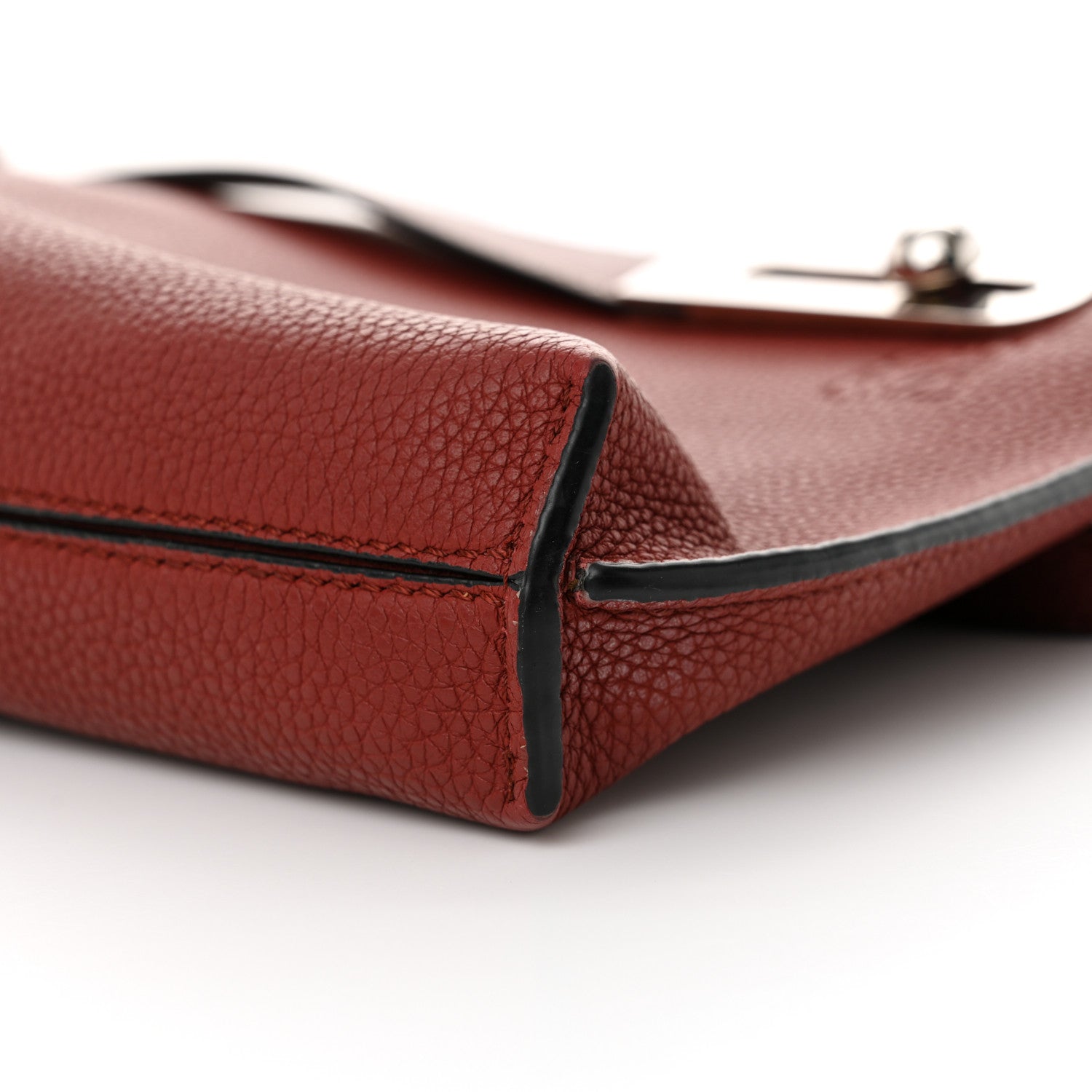 Loewe Grained Calfskin Small Missy Bag Wine 10 of 10