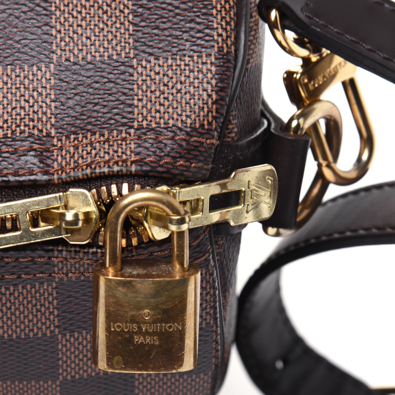 Louis Vuitton Damier Ebene Speedy Bandouliere 25 17 of 18