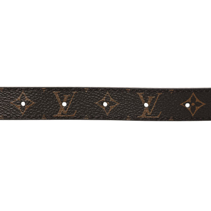 Louis Vuitton Calfskin Monogram 30mm LV Initiales Reversible Belt 65 26 Black 3 of 6
