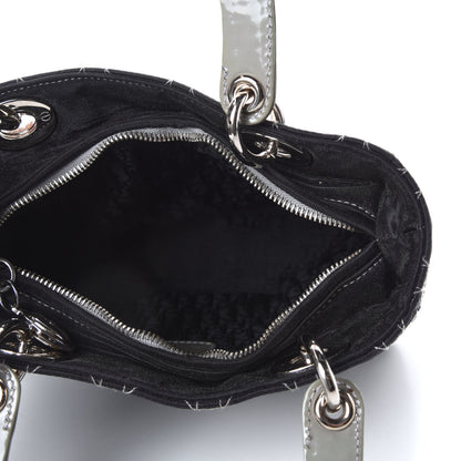 Christian Dior Satin Cannage Medium Lady Dior Black 5 of 9