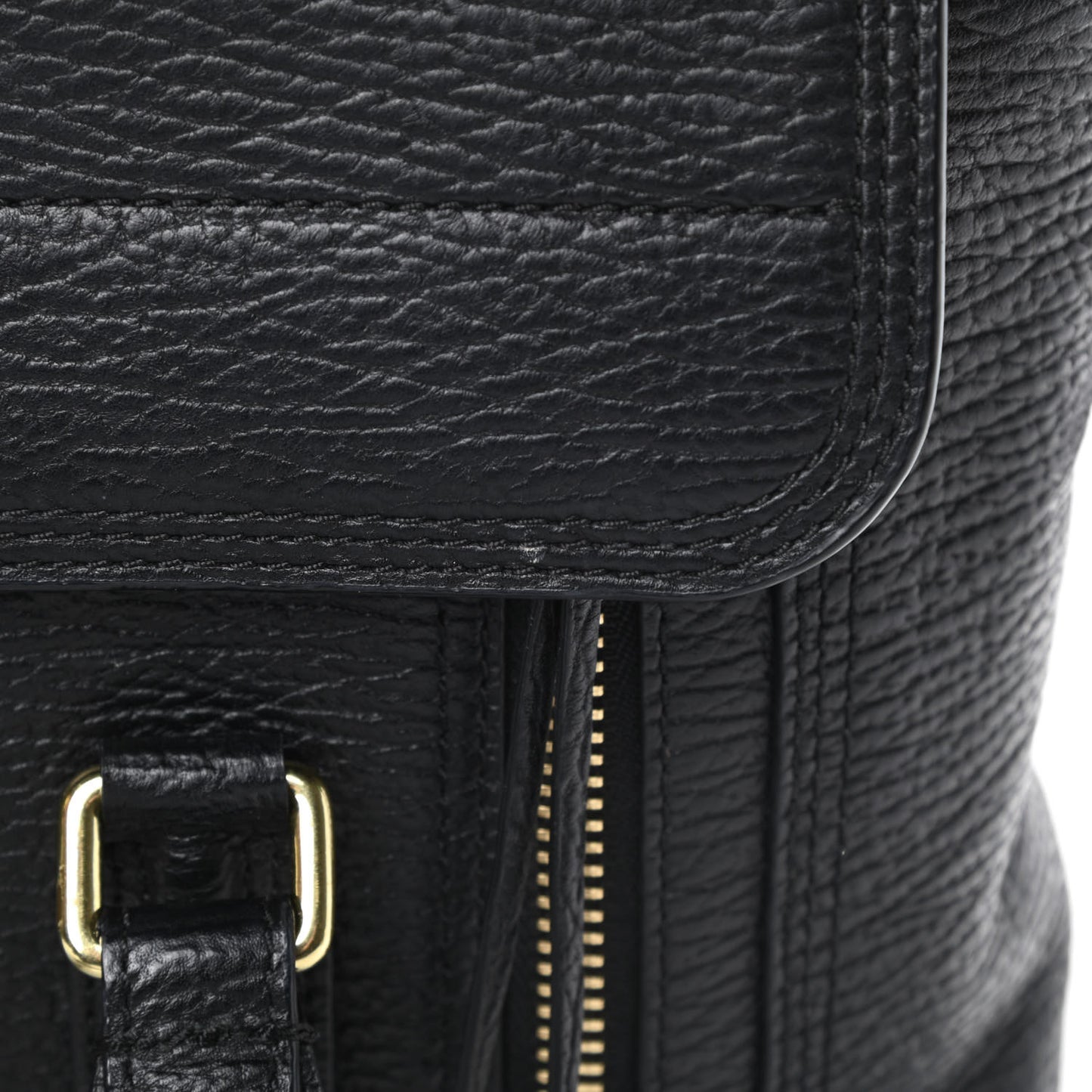Textured Calfskin Medium Pashli Satchel Black