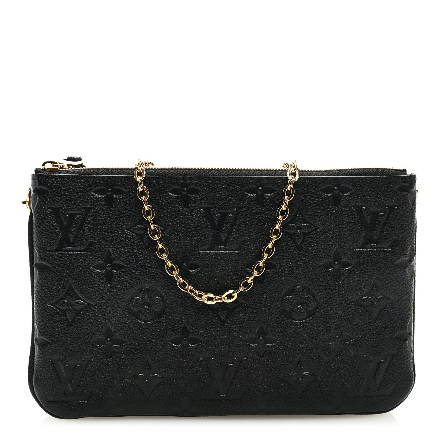 Empreinte Double Zip Pochette Black
