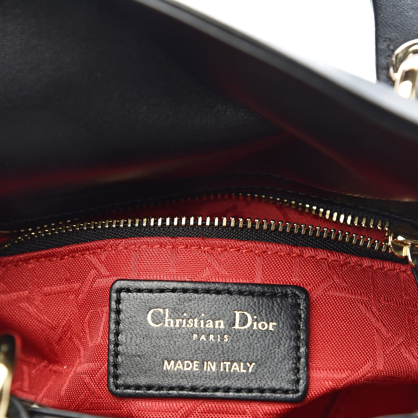 Lambskin Cannage Mini Lady Dior Black