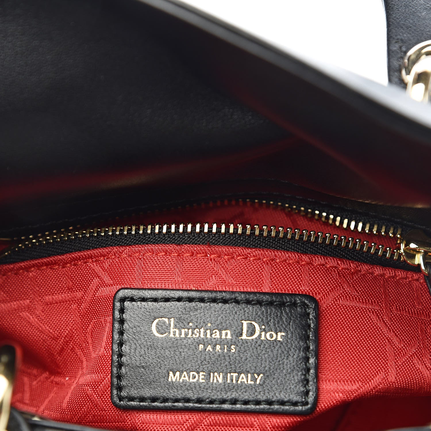 Christian Dior Lambskin Cannage Mini Lady Dior Black 7 of 13