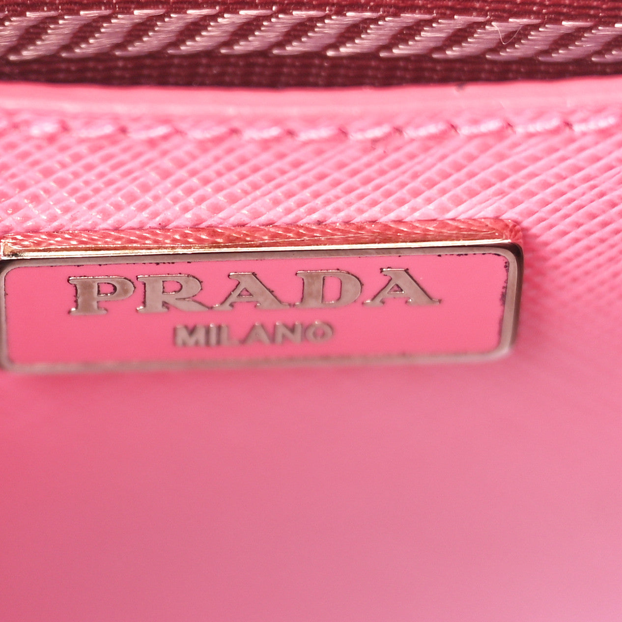 Saffiano Lux Micro Galleria Double Zip Tote Begonia