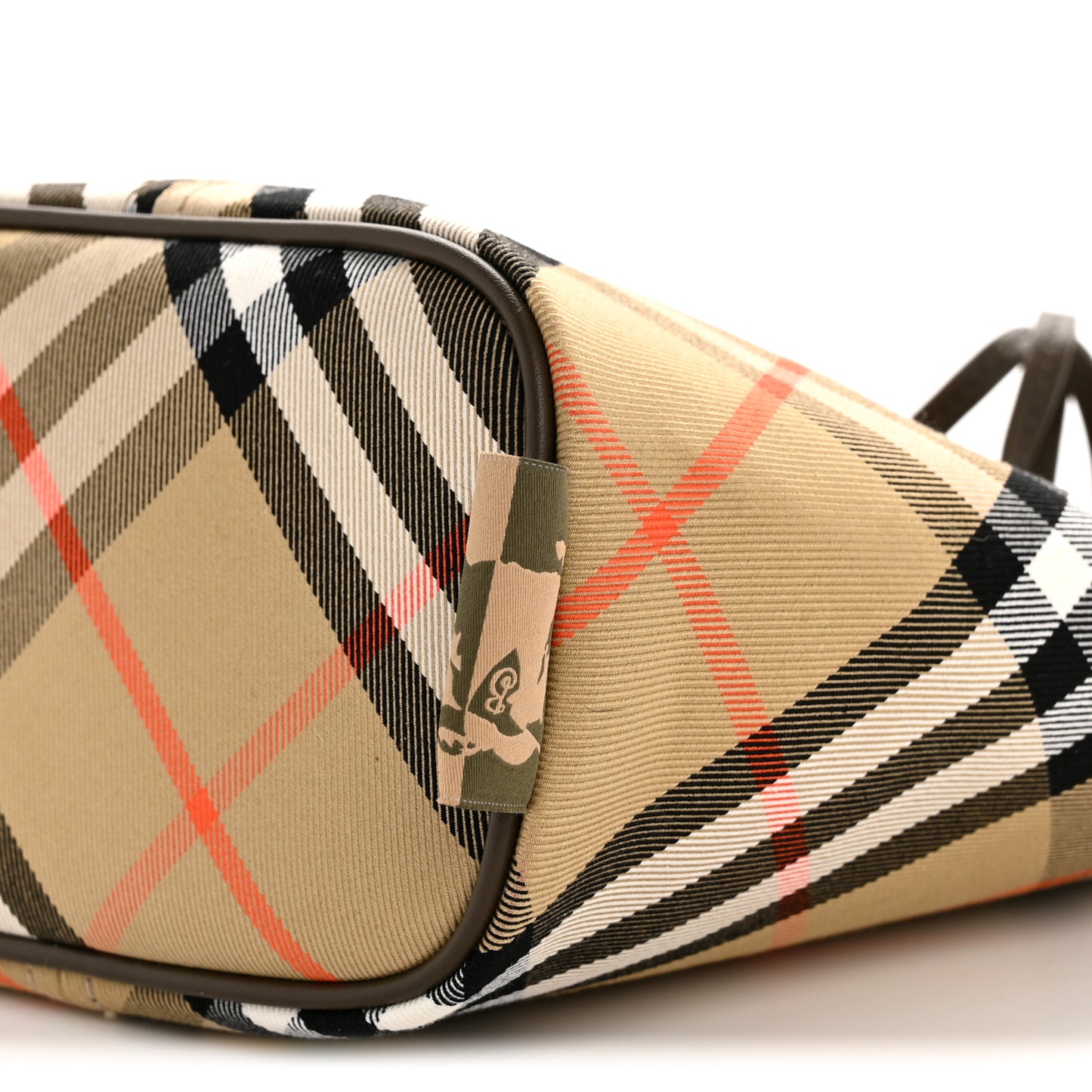 Nova Check Mini Bucket Bag Beige