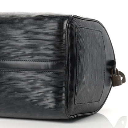 Louis Vuitton Epi Speedy 30 Black 9 of 13