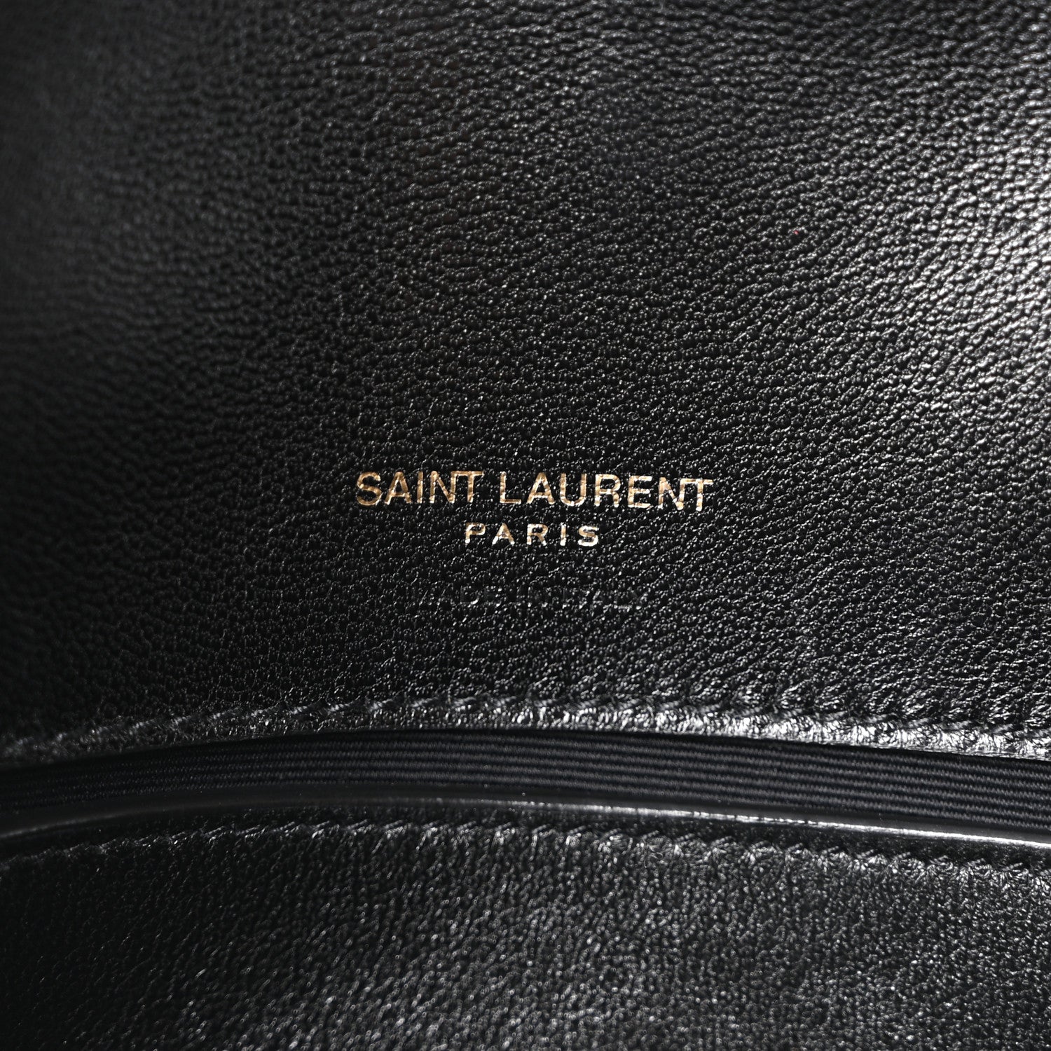 Saint Laurent Lambskin Chevron Quilted Small Loulou Black 7 of 11
