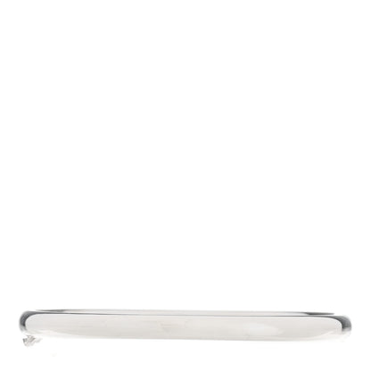 Tiffany 18K White Gold Diamond 4.5mm Etoile Bangle Bracelet 2 of 4