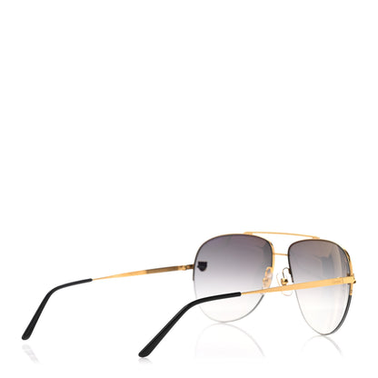 Cartier Panthere De Cartier Aviator Sunglasses Gold 4 of 4