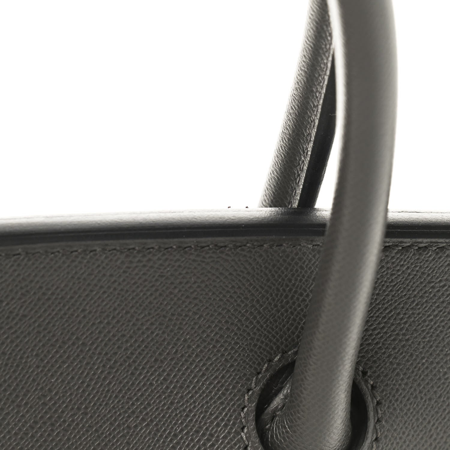 Hermes Grained Monsieur Birkin Sellier 30 Graphite 10 of 10