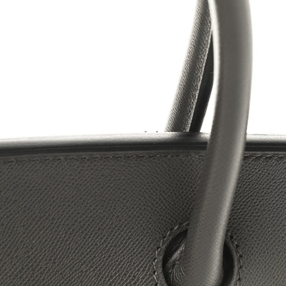 Hermes Grained Monsieur Birkin Sellier 30 Graphite 10 of 10