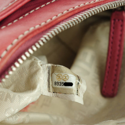 Chanel Lambskin Lax Accordion Hobo Pink 7 of 10
