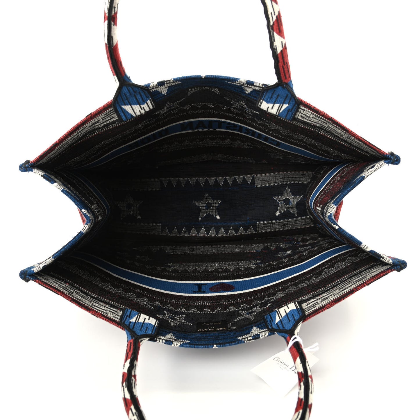 Canvas Embroidered Exclusive US Book Tote Multicolor