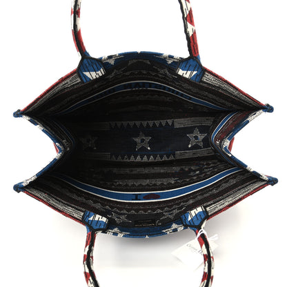 Christian Dior Canvas Embroidered Exclusive US Book Tote Multicolor 5 of 9