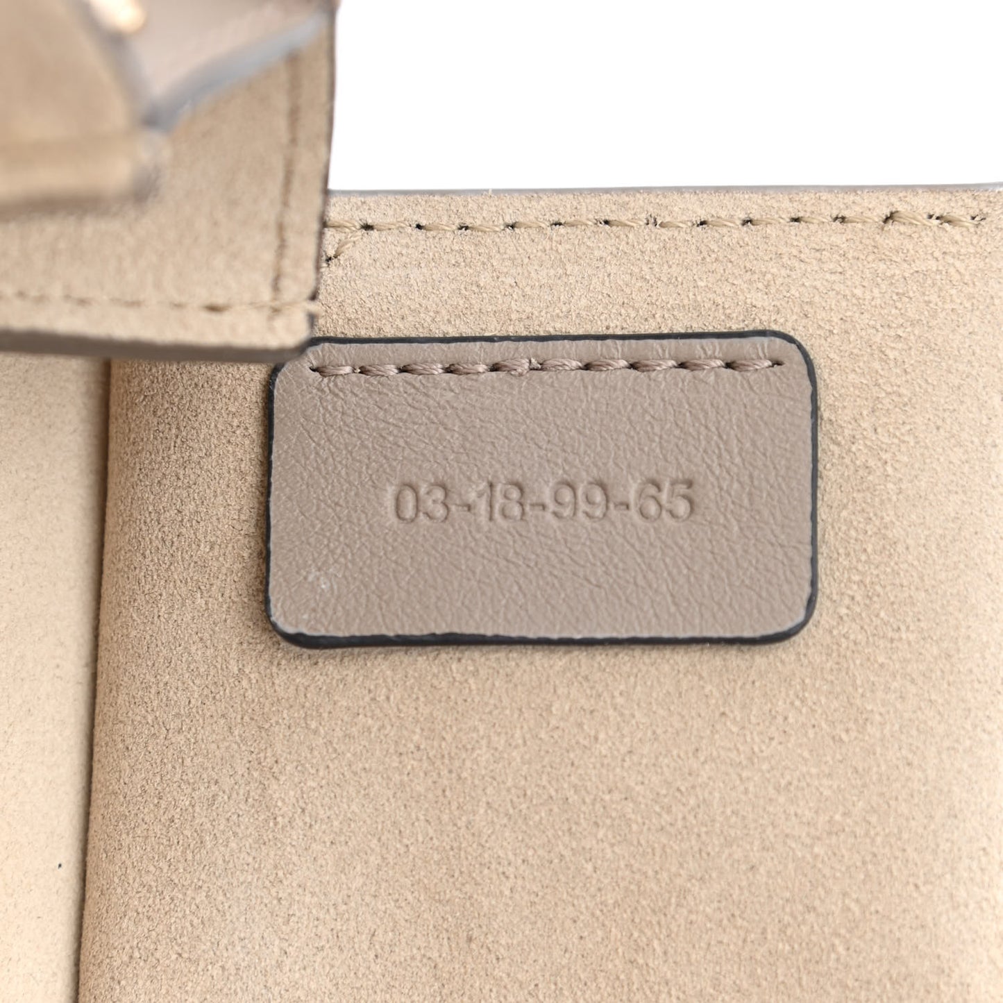 Suede Calfskin Mini Faye Bracelet Bag Motty Grey