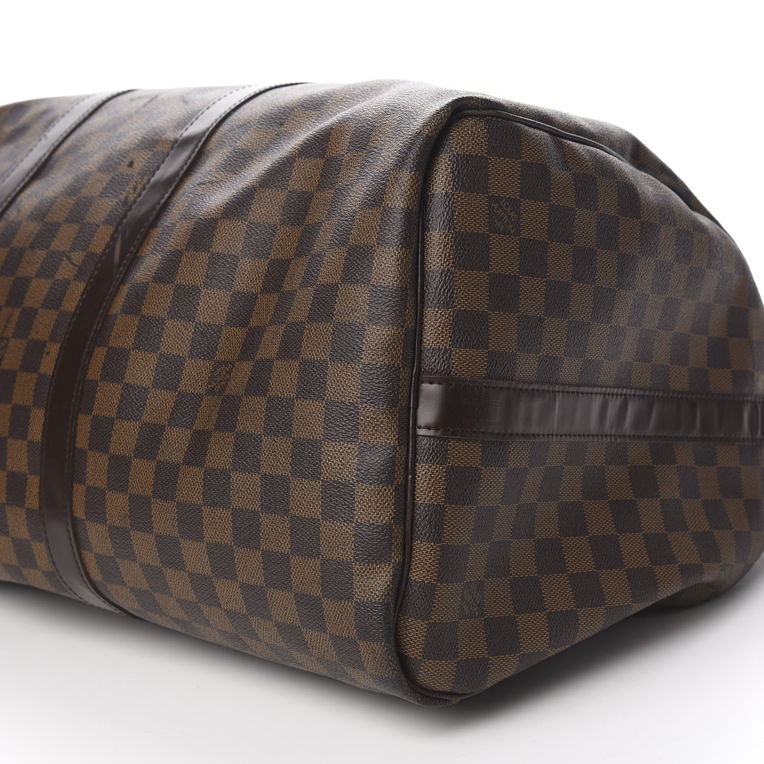 Louis Vuitton Damier Ebene Keepall Bandouliere 55 12 of 14