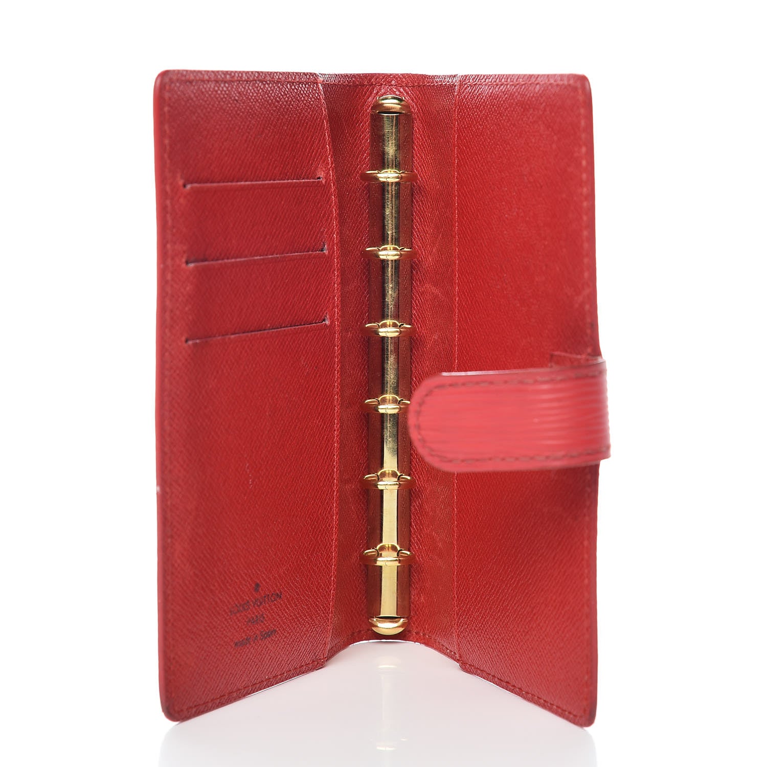 Louis Vuitton Epi Small Ring Agenda Cover Castillan Red 4 of 12