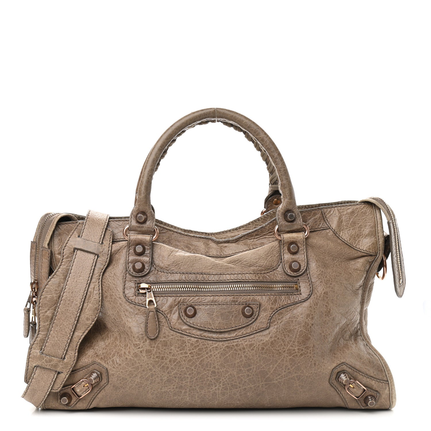 Balenciaga Agneau Giant 12 Rose Gold Hardware City Gris Poivre 1 of 12