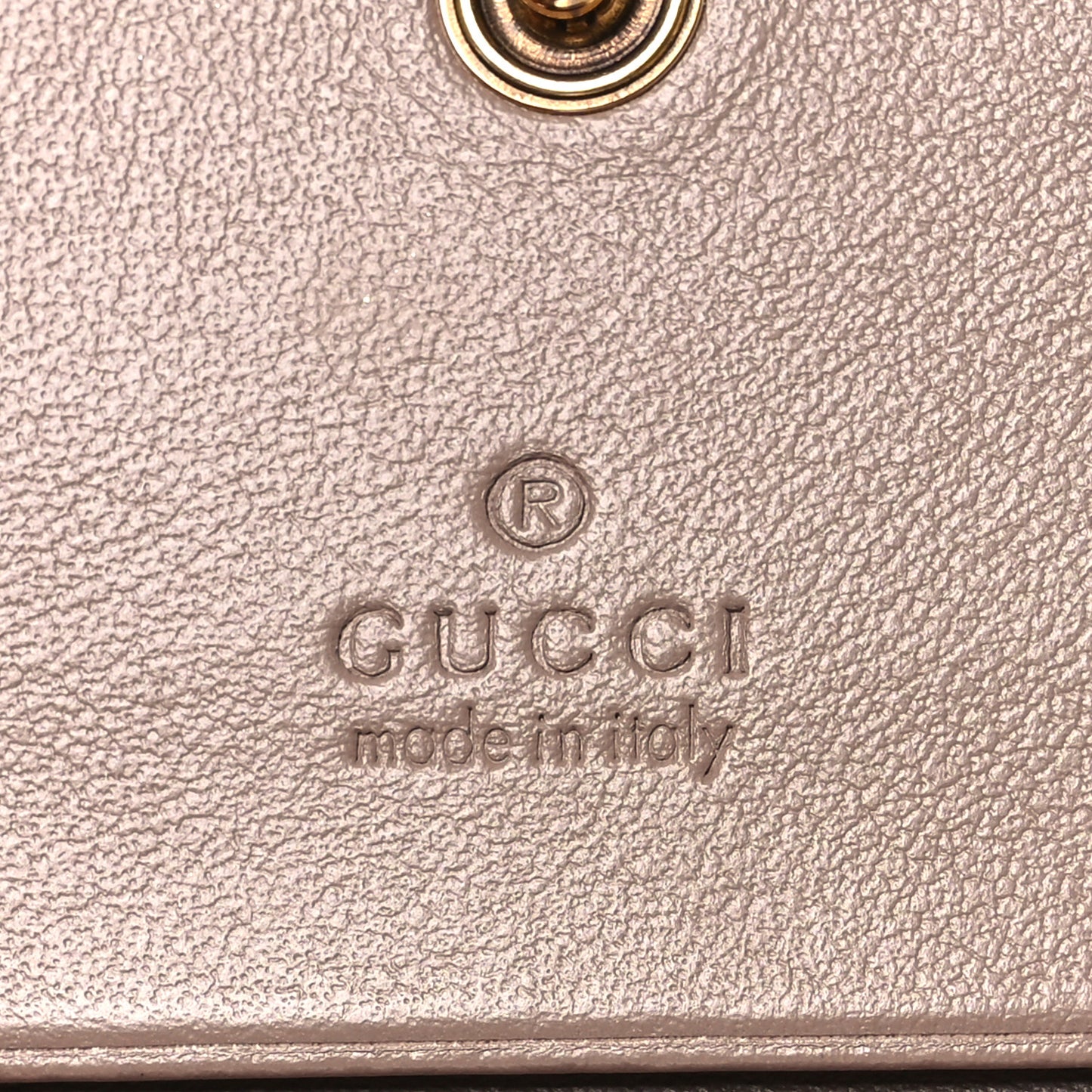 Calfskin Matelasse GG Marmont Card Case Wallet Porcelain Rose