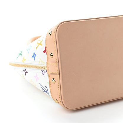 Louis Vuitton Monogram Multicolor Alma White 7 of 8