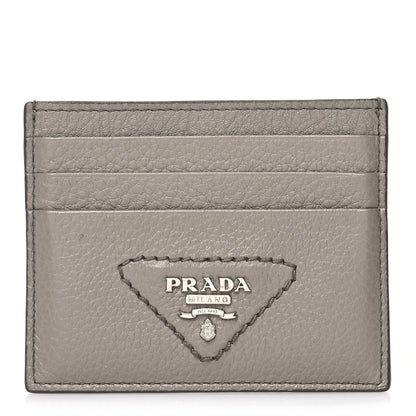 Prada Vitello Daino Card Holder Argilla 1 of 12