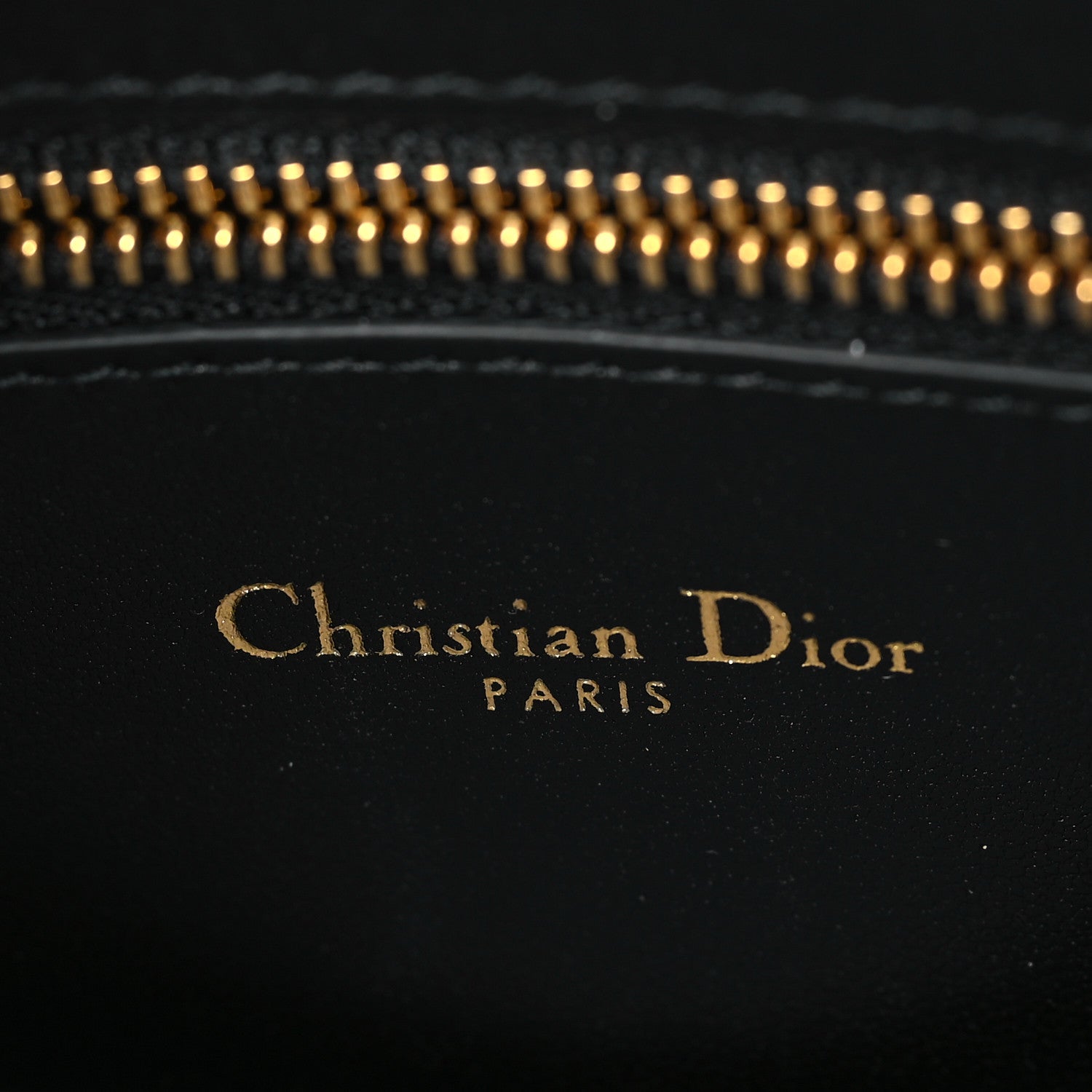 Christian Dior Supple Calfskin Caro Double Pouch Black 6 of 9