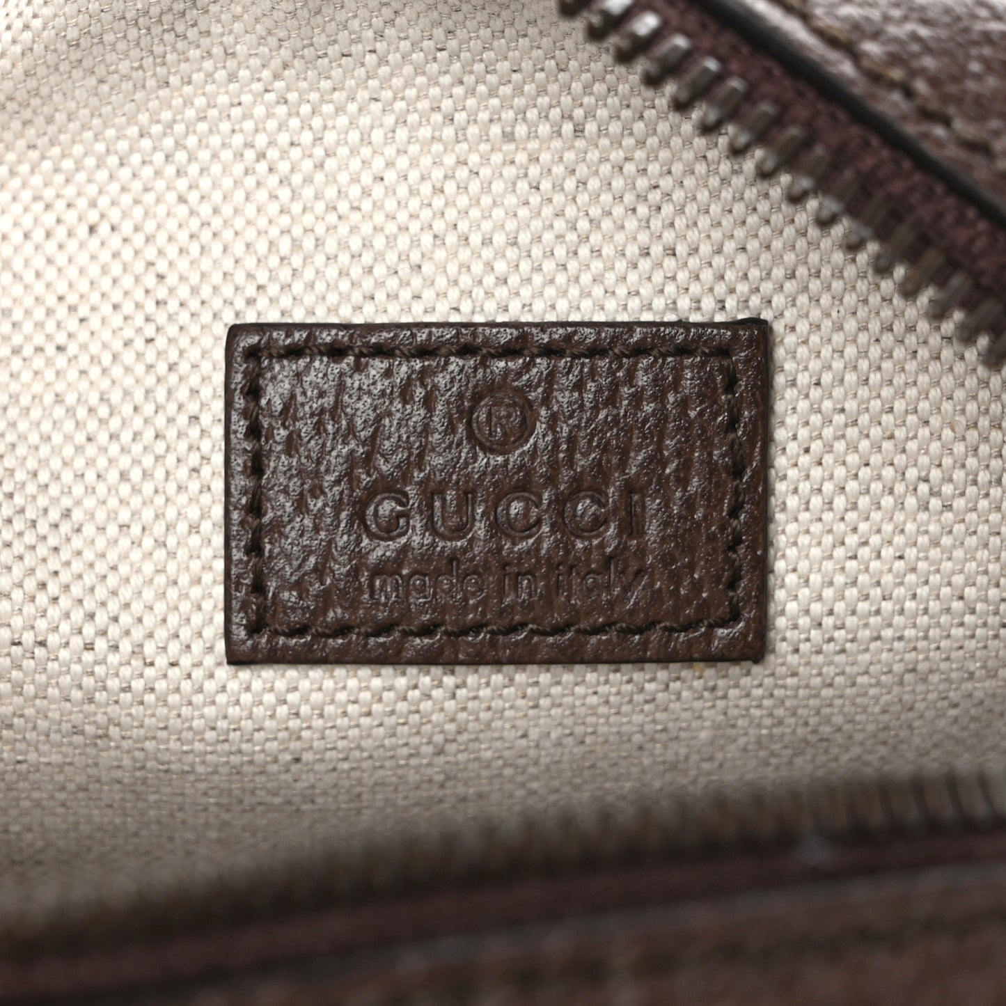GG Supreme Monogram Web Mini Ophidia Messenger Brown