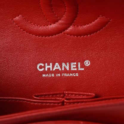 Chanel Lambskin Quilted Medium Double Flap Red 6 of 8