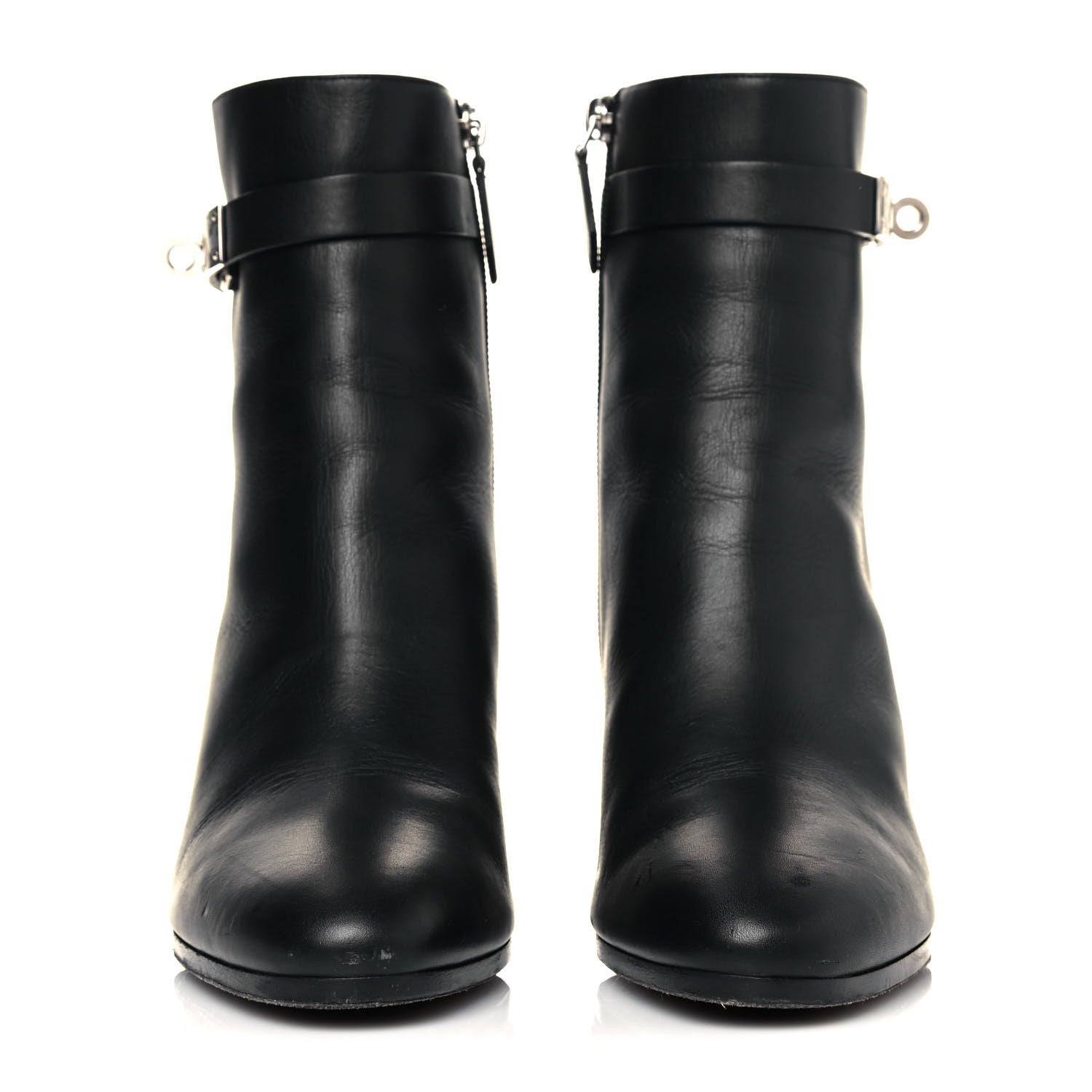 Hermes Calfskin Saint Germain Ankle Boots 36 Black 2 of 11