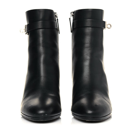 Hermes Calfskin Saint Germain Ankle Boots 36 Black 2 of 11