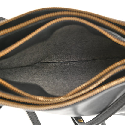 Celine Lambskin Small Trio Crossbody Bag Black 6 of 13