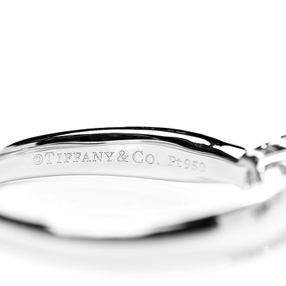 Tiffany Platinum Diamond .33ct Harmony Solitaire Engagement Ring 48 4.5 5 of 6