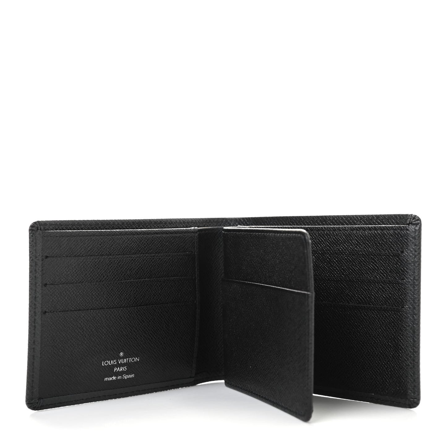 Taiga Mens Billfold Wallet 3 Flaps Ardoise