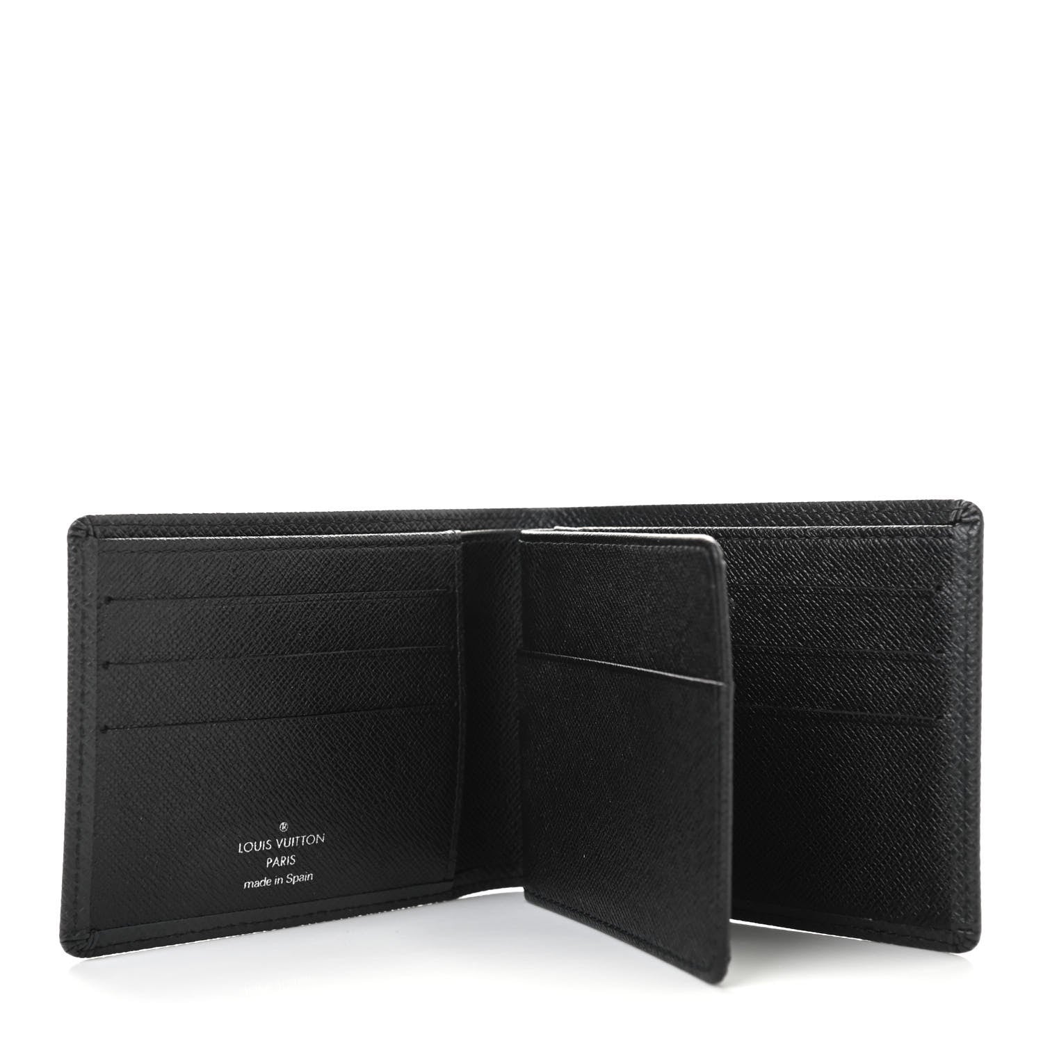 Louis Vuitton Taiga Mens Billfold Wallet 3 Flaps Ardoise 5 of 7