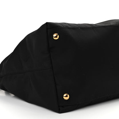 Prada Tessuto Nylon Saffiano Tote Black 4 of 11