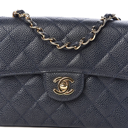 Chanel Caviar Quilted Mini Square Flap Navy 11 of 11