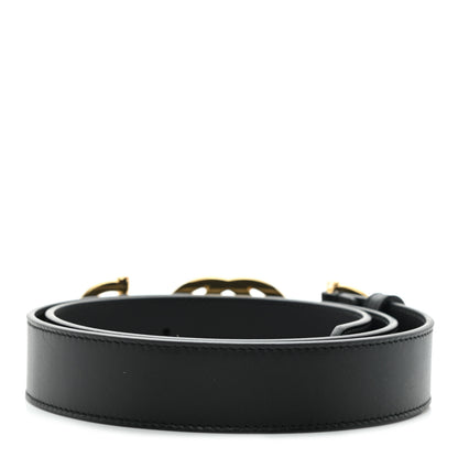Gucci Calfskin Zumi 30mm Belt 85 34 Black 2 of 5