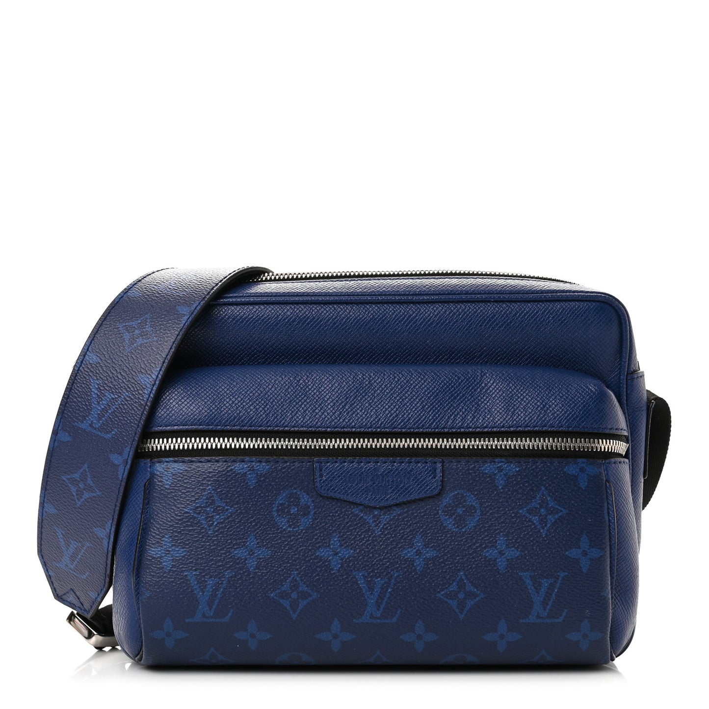 Taiga Monogram Outdoor Messenger Cobalt